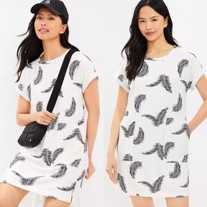 Lou & Grey Palm Cozy Cotton Terry Pocket Dress Size XS